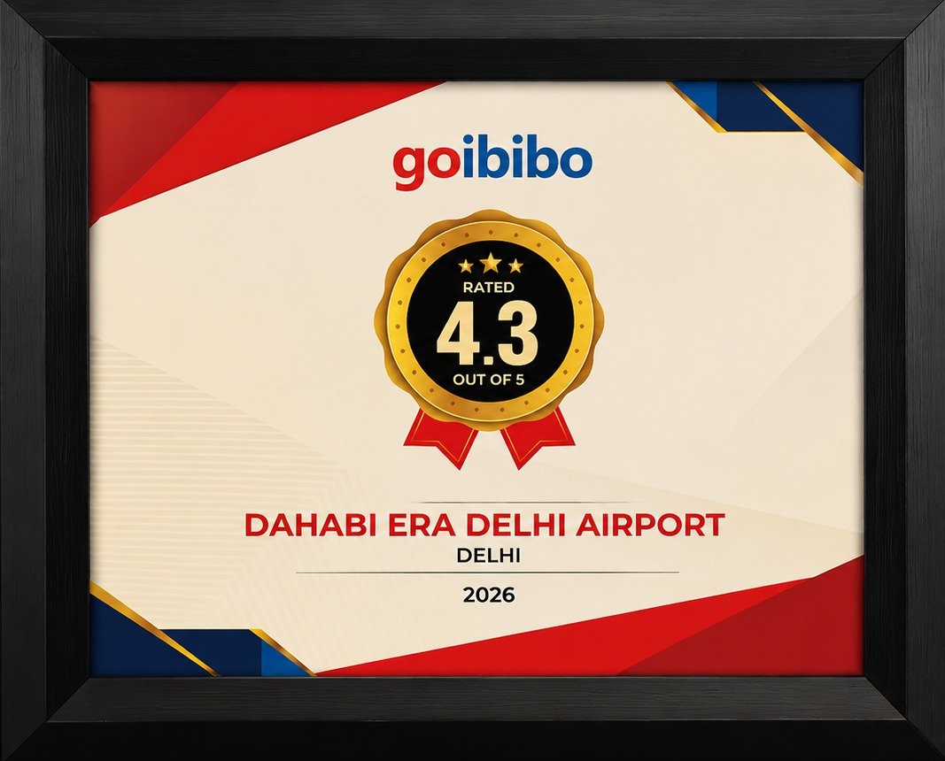 Goibibo Rated 4.3 out of 5 — Dahabi Era Delhi Airport