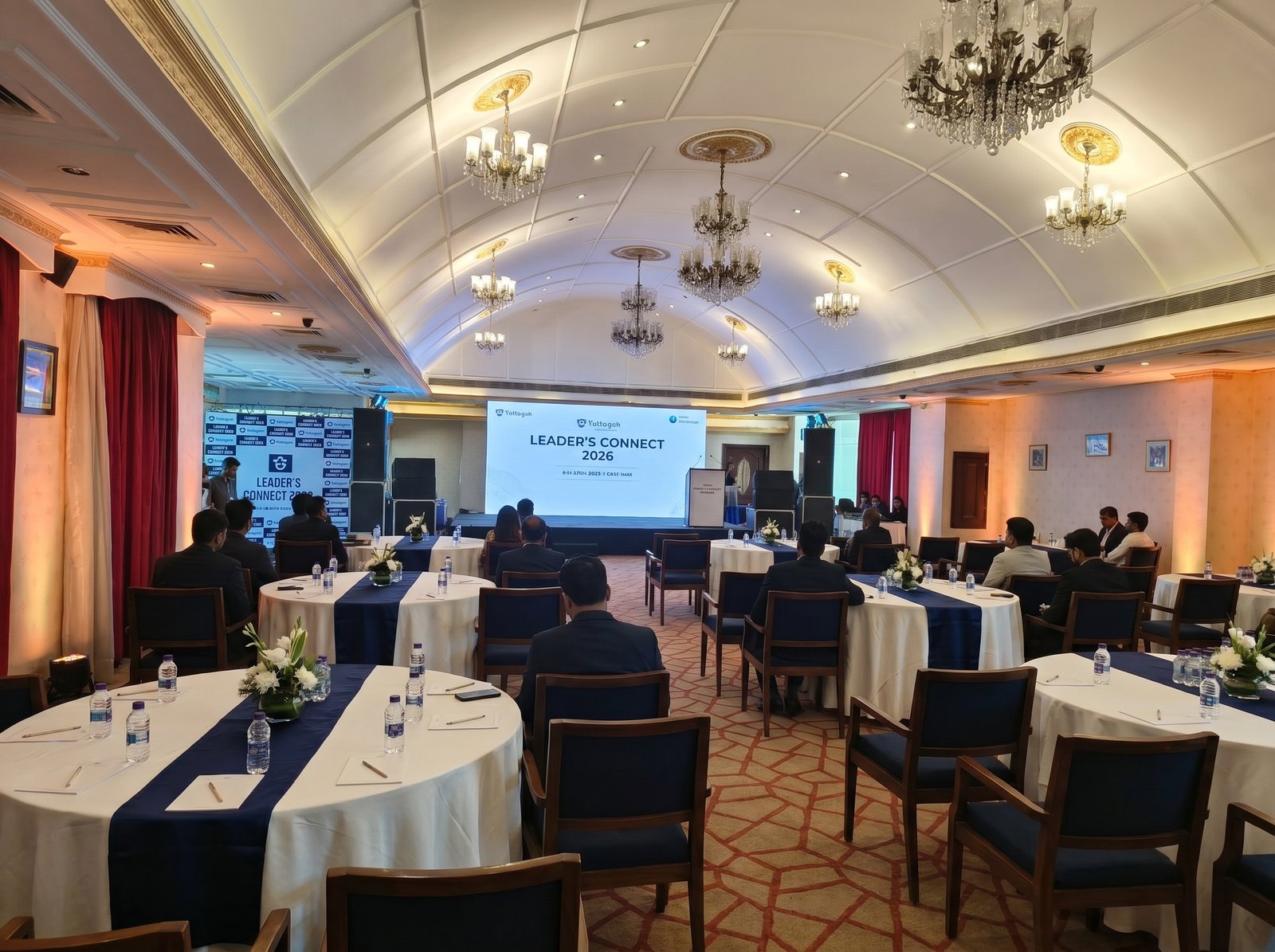 Conference hall setup